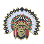 Frölunda emblem i metall med emalj