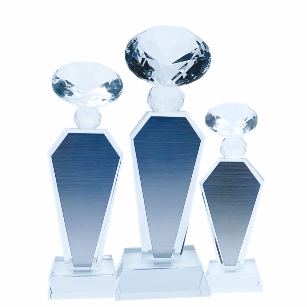 Glaspriset Delaware i tre storlekar - Levereras med graverad skylt