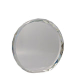 Graverad rejäl statyett i glas