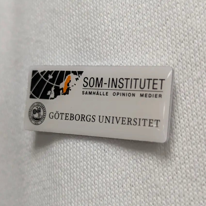 Skylt med epoxyskydd