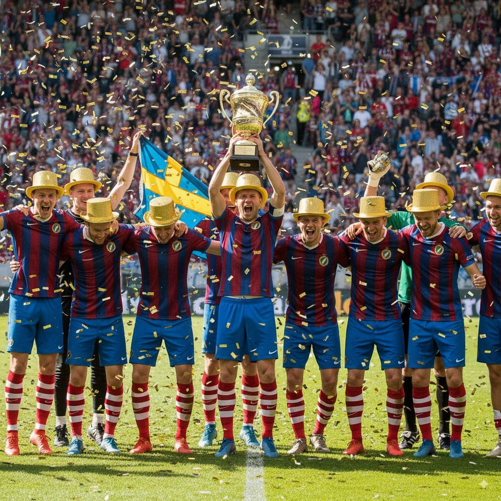 Guldhatt för vinnare