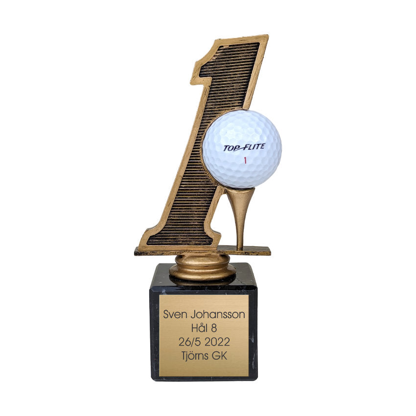 Golfstatyett Hole In One 175mm