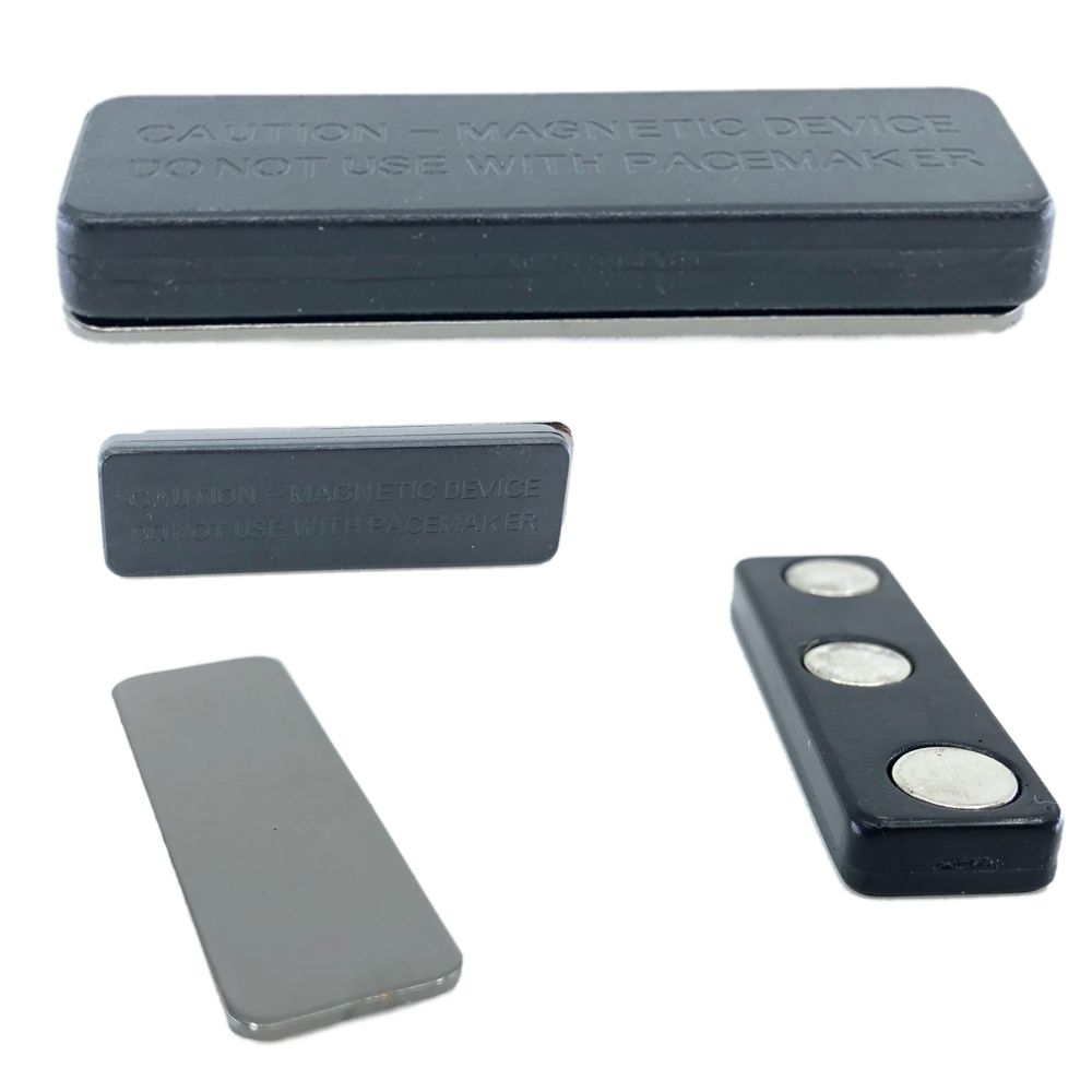 Fäste till namnbricka med magnet