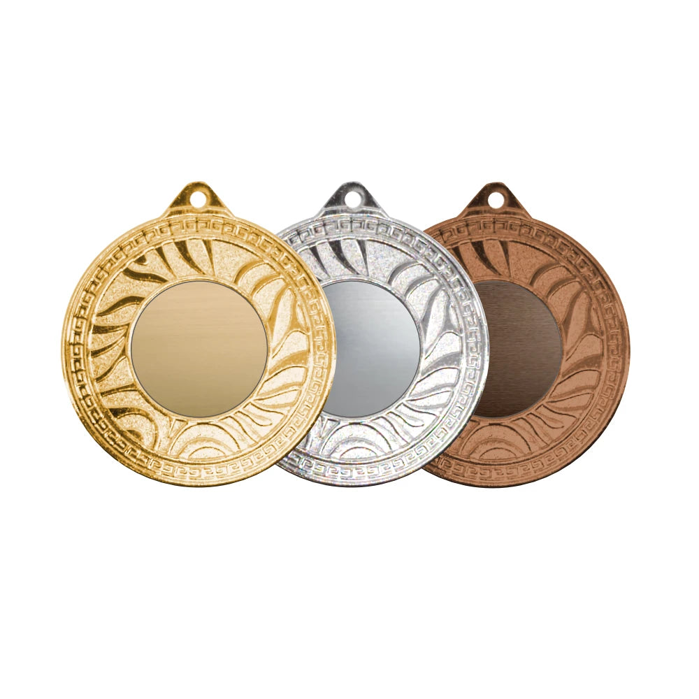 Medalj 50mm i. guld silver och brons - Gravyr ingår
