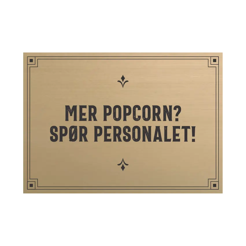 Pinchos NO - More popcorn