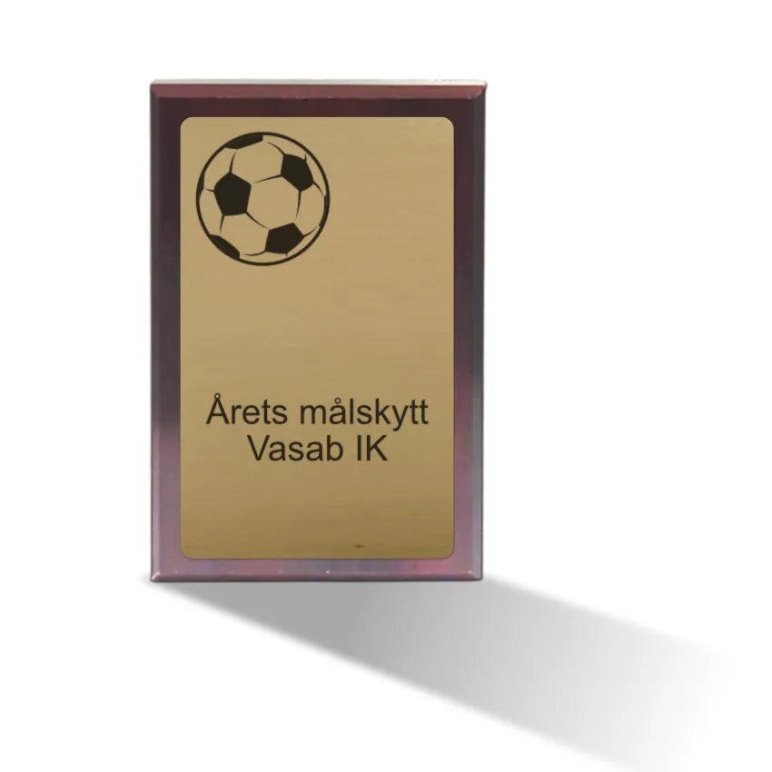 Plakett Råsunda 75x50mm