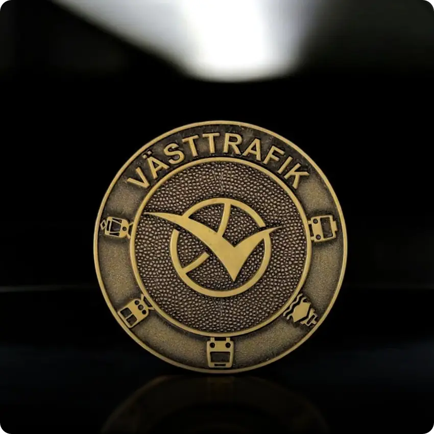 Snyggt mynt till Västtrafik