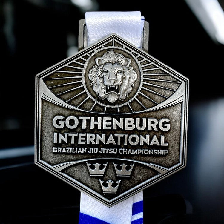 Specialtillverkad medalj järn-finish