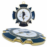 Speciadesignade medaljer med emalj.