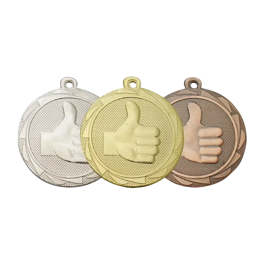 Medalj Tummen Upp