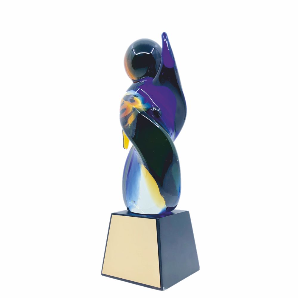 Glasstatyett Turning