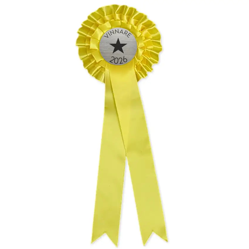 Prisrosett med gravering