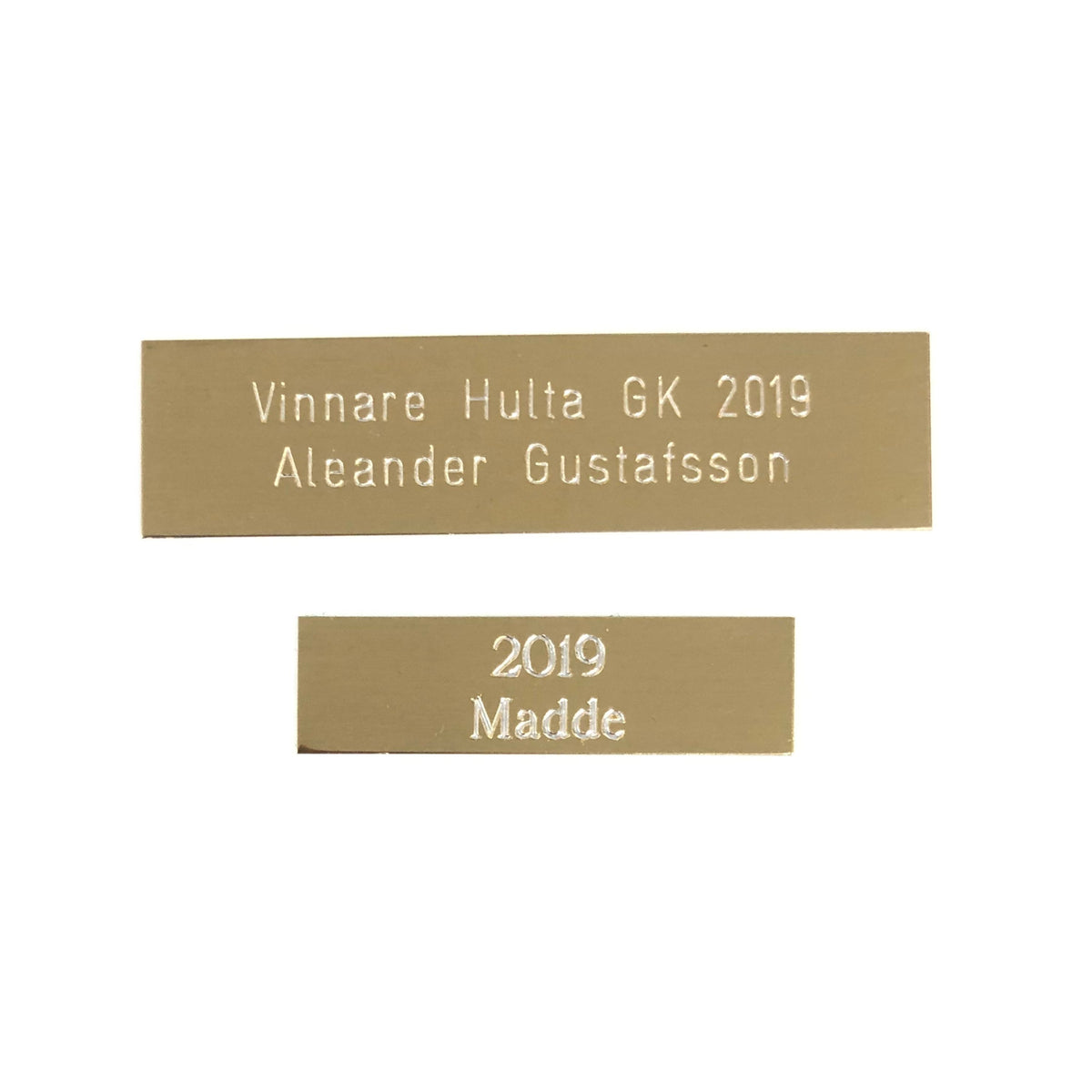 Vandringspris plakett aluminium