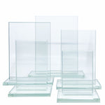 Stilren glasprydnad med din egen gravyr