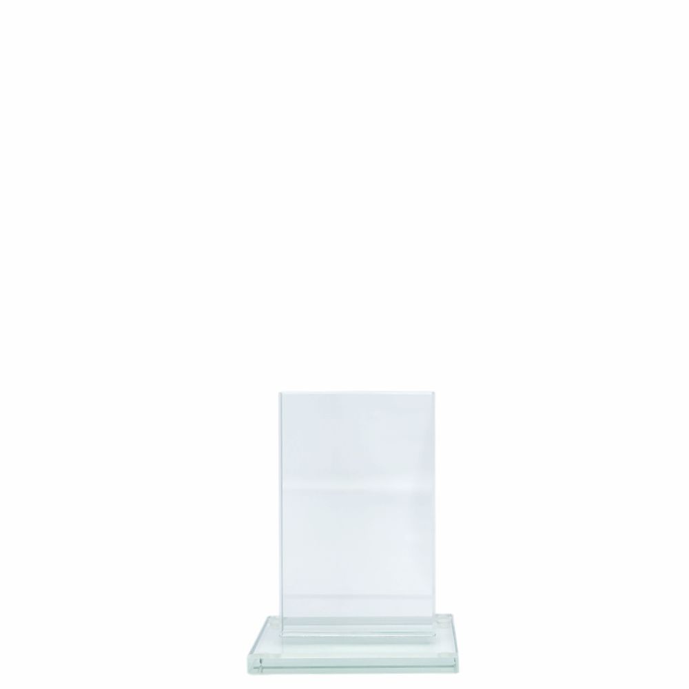 Vimmerby glasplakett. Graveras på baksidan för djup