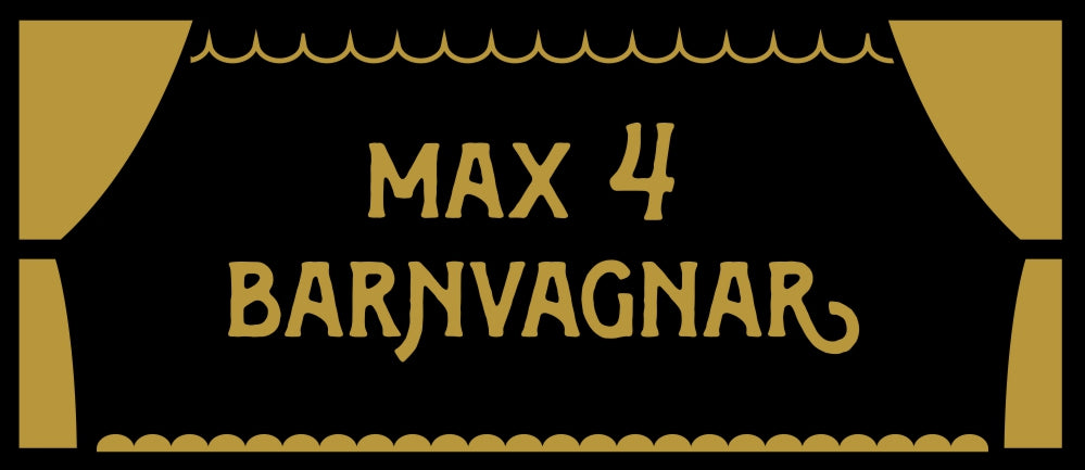 Pinchos skylt #30 Max Barnvagnar 300x130mm