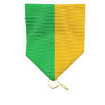 Kort medaljband Grön/Gul