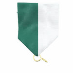 Kort medaljband Grön/Vit