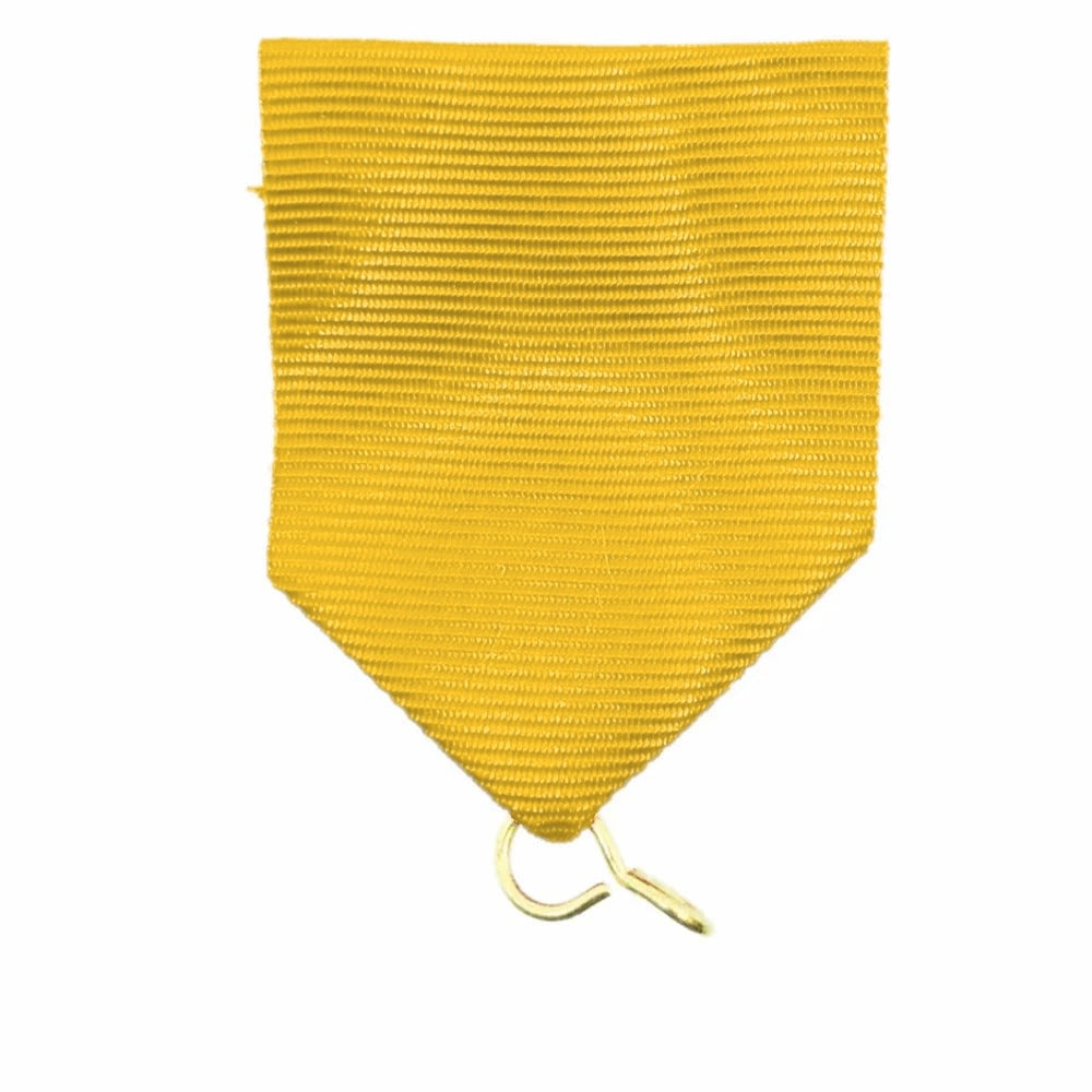 Kort medaljband Gul