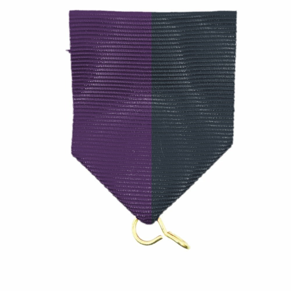 Kort medaljband Lila/Svart