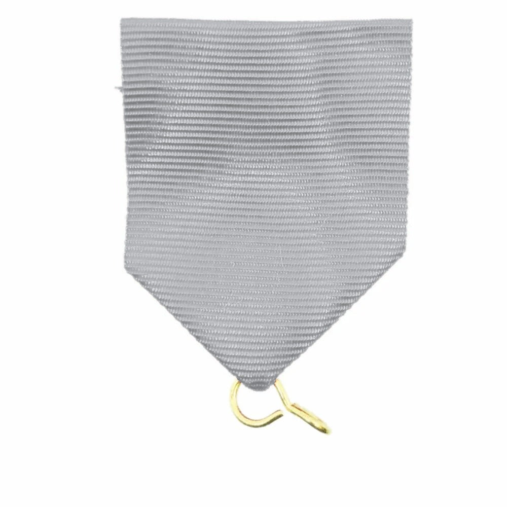 Kort medaljband Silvergrå
