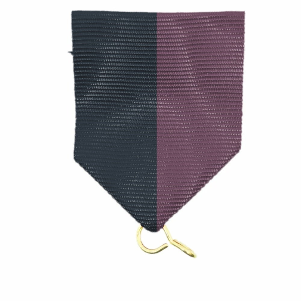 Kort medaljband Svart/Lavendel