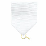 Kort medaljband Vit