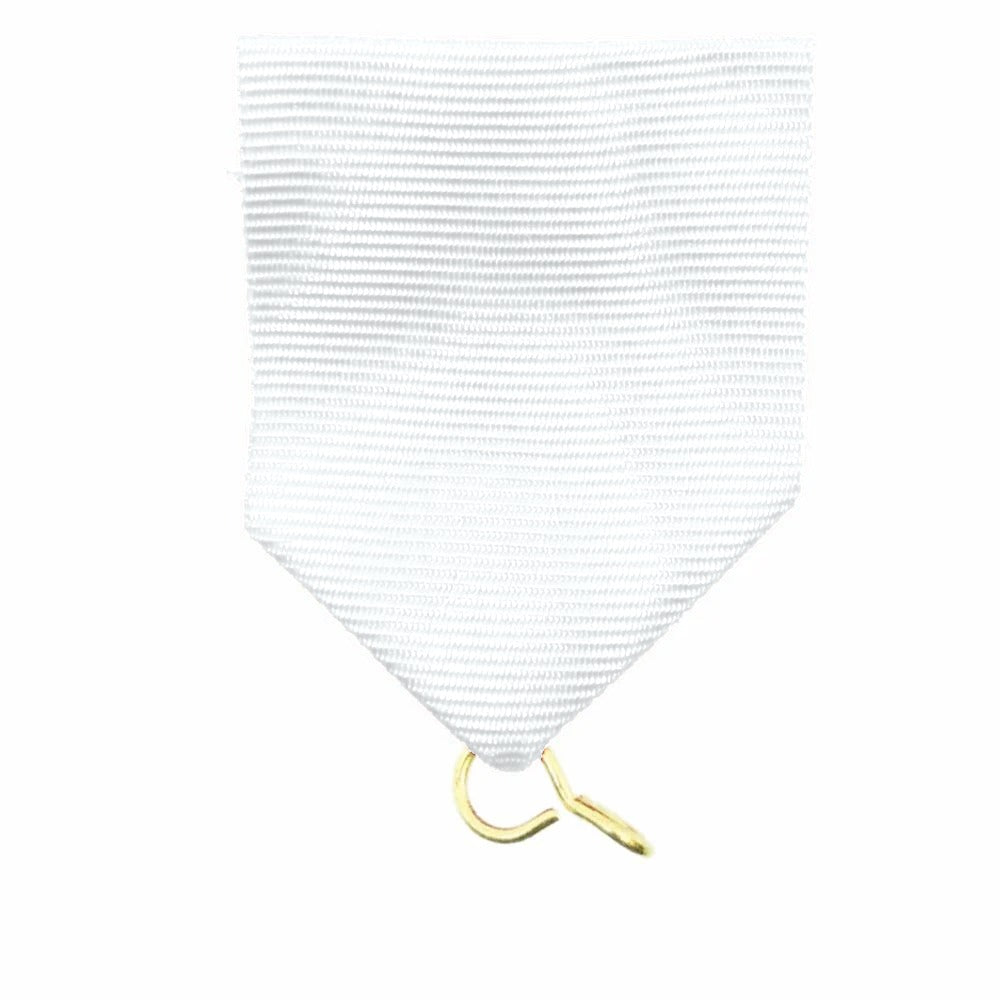 Kort medaljband Vit