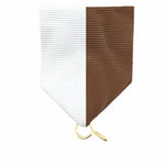 Kort medaljband Vit/Brun