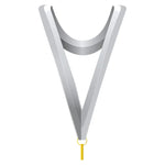 Långt medaljband Silver