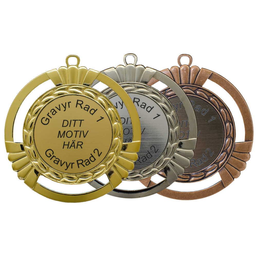 Medalj Gävle - 90mm