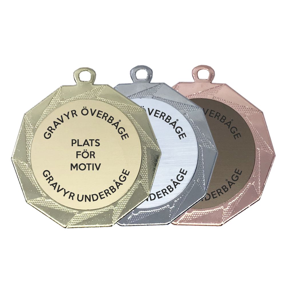 Medalj - Karlstad - Ø70mm
