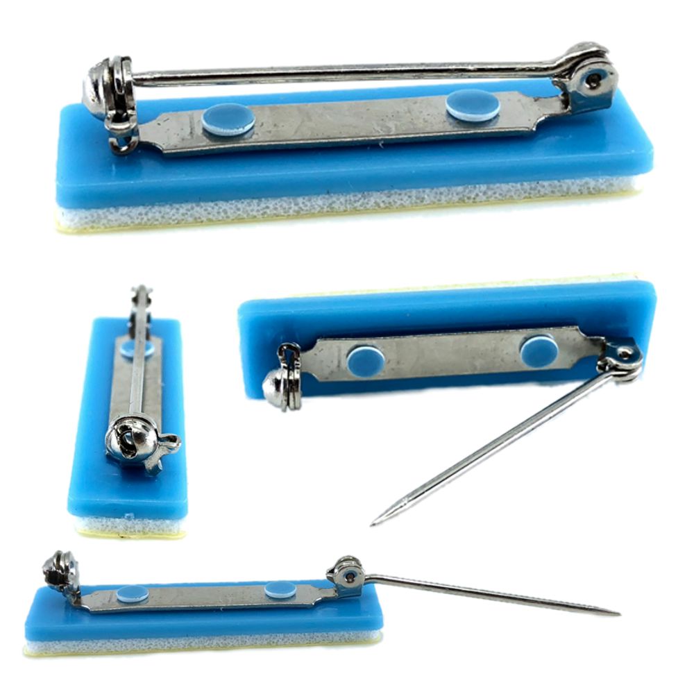 nålfäste till namnbrickor