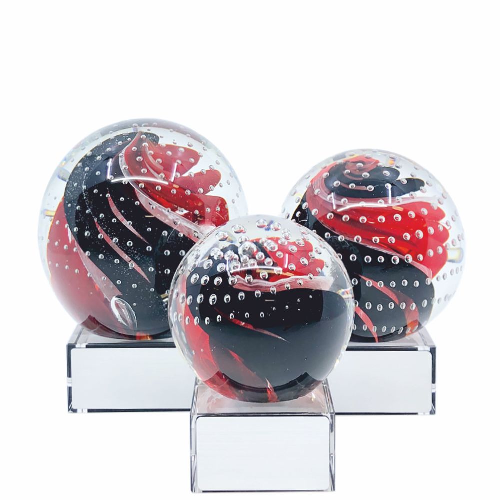 Glasstatyett Thunder