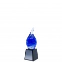 Glasstatyett Nordic Blue