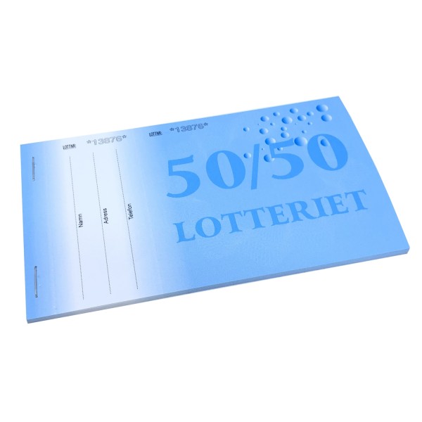 50/50 Lotter att sälja på matchen